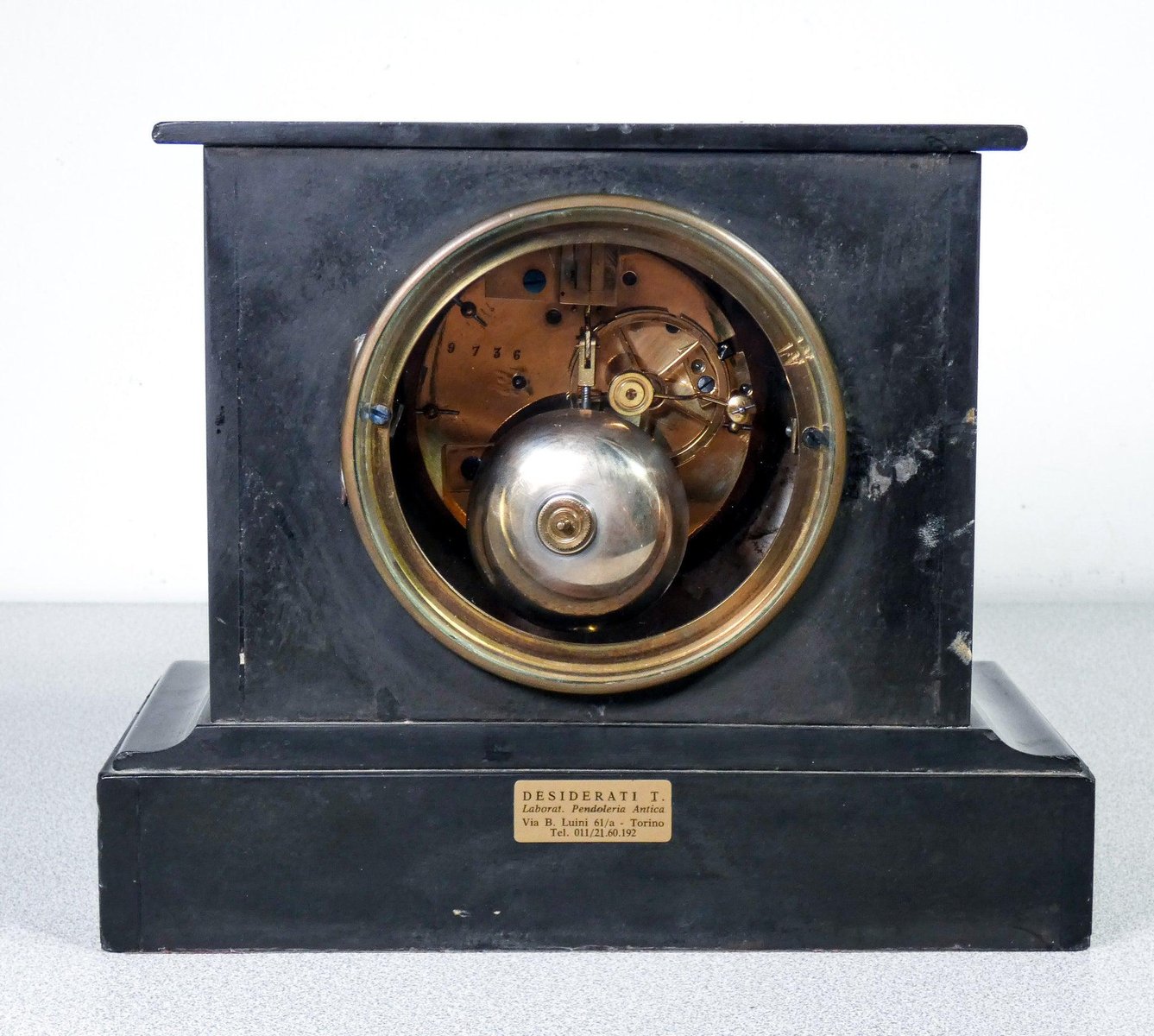 Table Pendulum Clock from Japy Freres, Paris, 1865 for sale at Pamono