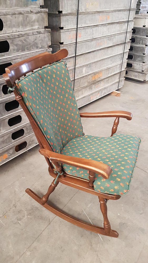Spanish Rocking Chair in Oak for sale at Pamono