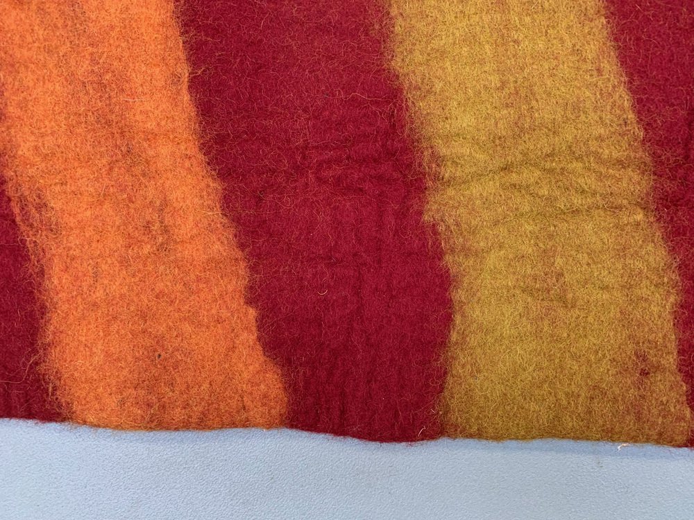 Turkish Felt Rug Vintage Turkish Felt Kilim Wall Rug for sale at Pamono