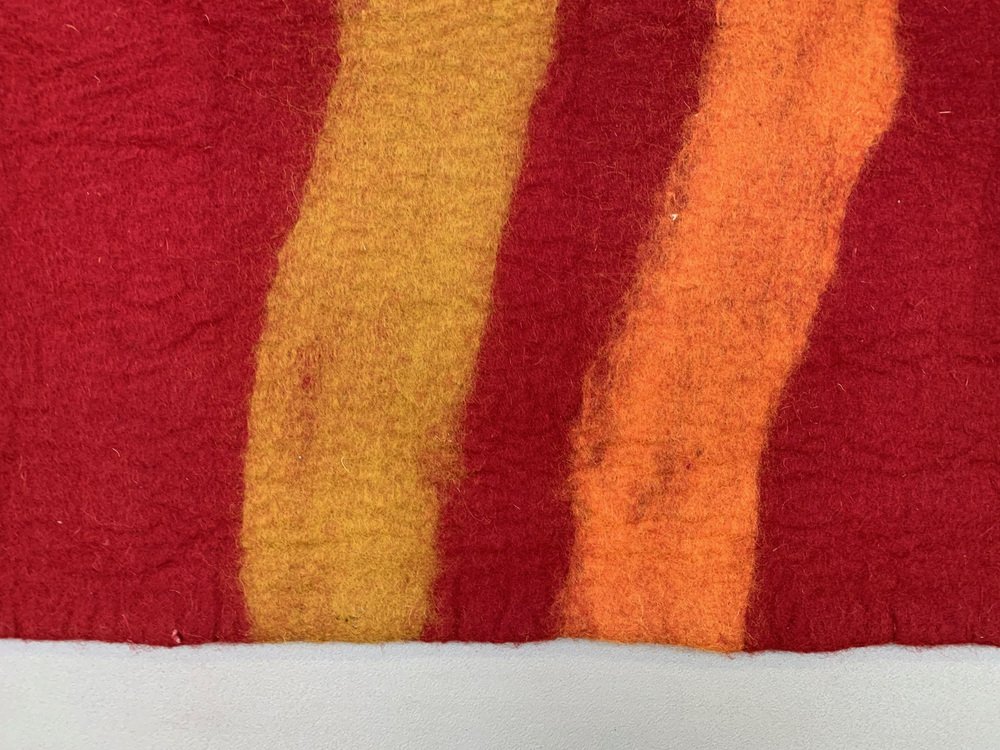 Turkish Felt Rug Vintage Turkish Felt Kilim Wall Rug for sale at Pamono