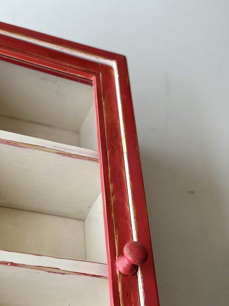 Vintage Wall Unit with Glass Door for sale at Pamono