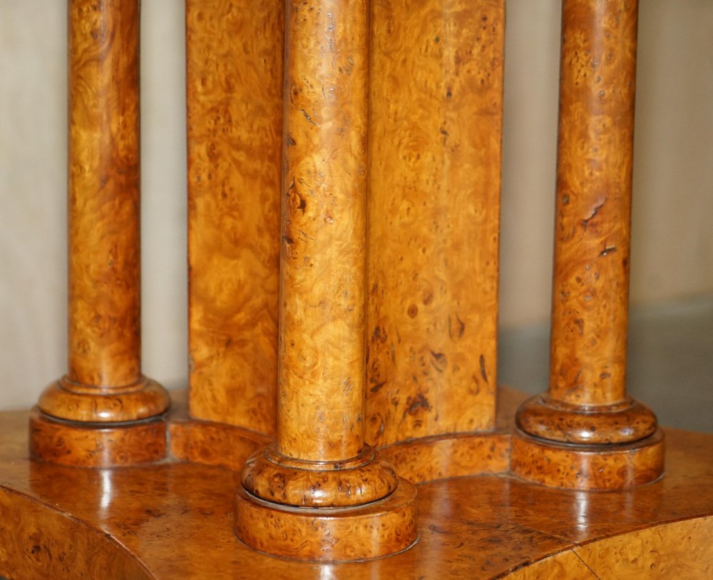 Burr & Walnut Tilt Top Dining Table for sale at Pamono