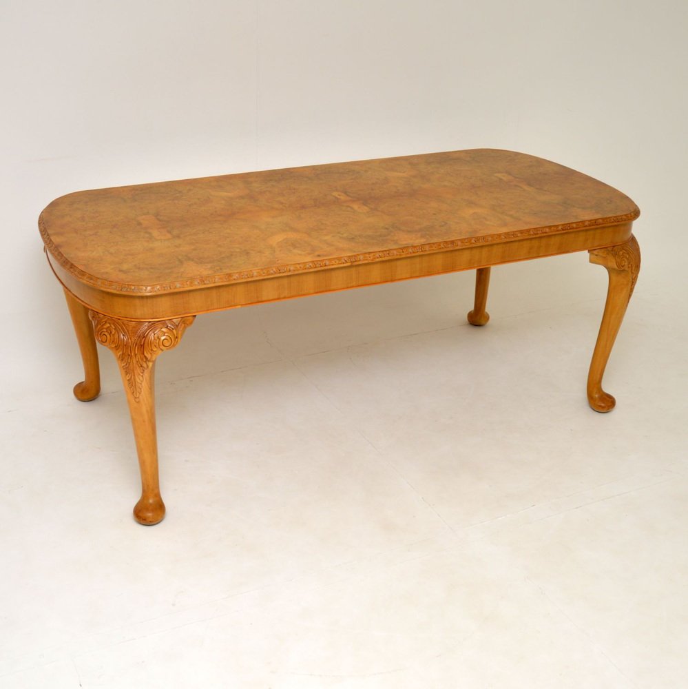 Esstisch & Stühle aus Nusswurzelholz von Epstein, 9er Set bei Pamono kaufen