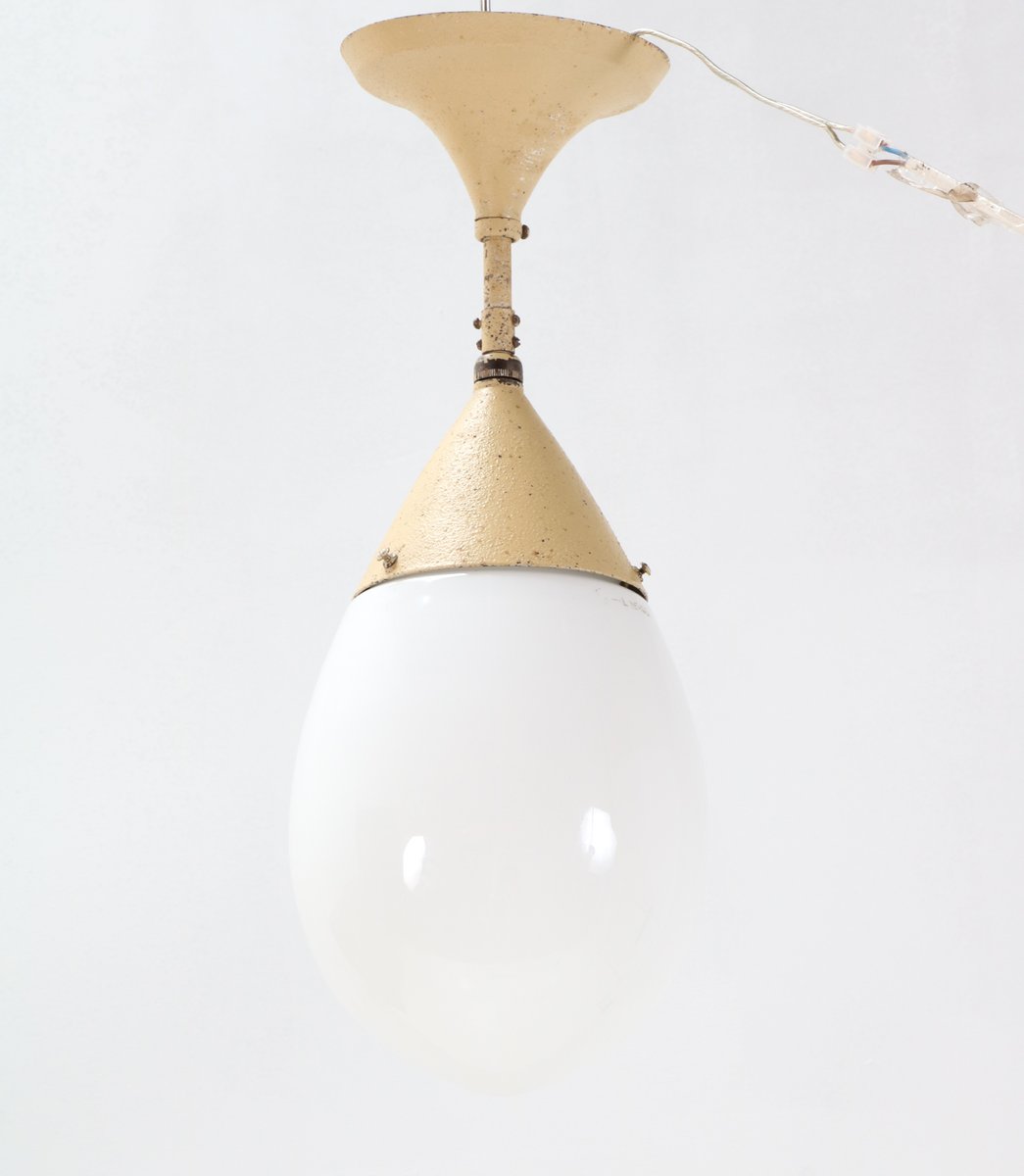 Art Deco Bauhaus Pendant Lamp by Peter Behrens for Siemens, Germany