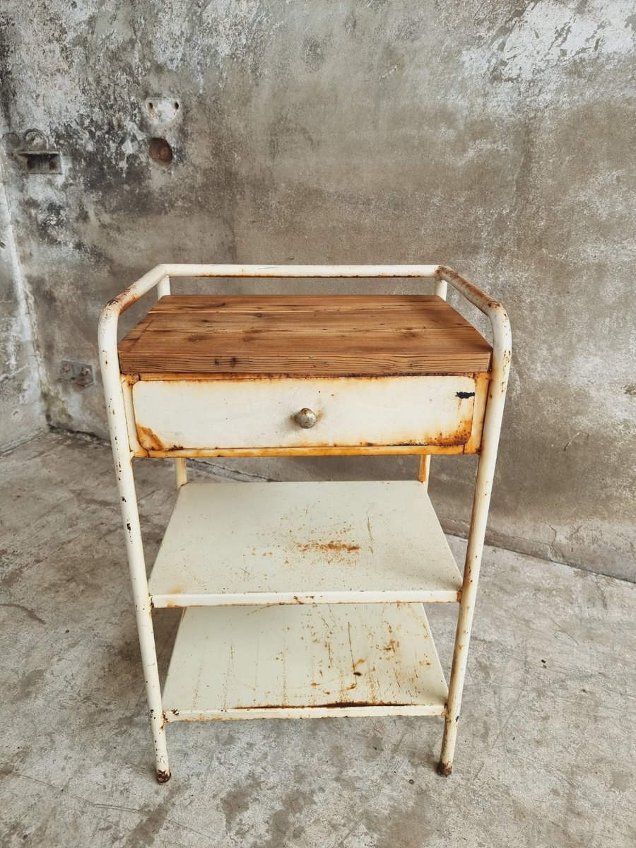 Industrial Bedside Table for sale at Pamono