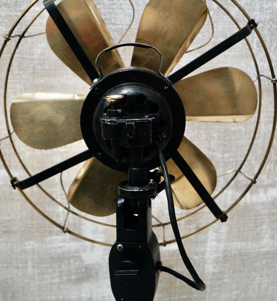 Vintage General Electric Oscillating Pedestal Fan for sale at Pamono
