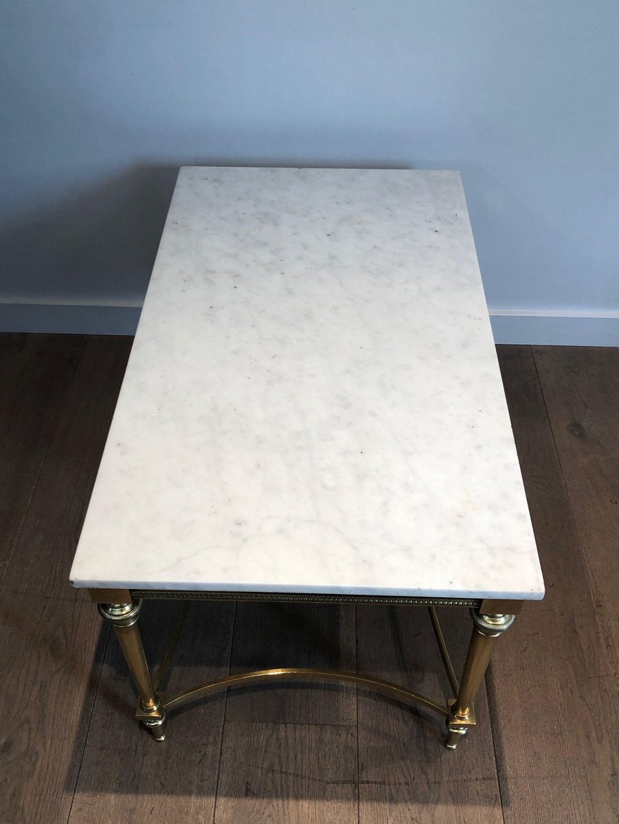 TRDST white marble brass coffee table BA1365387