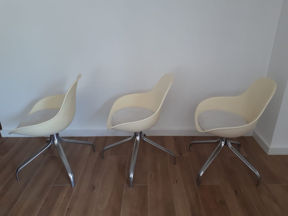 Swivel Chairs by Chris Martin for Ikea, Set of 3 for sale at Pamono