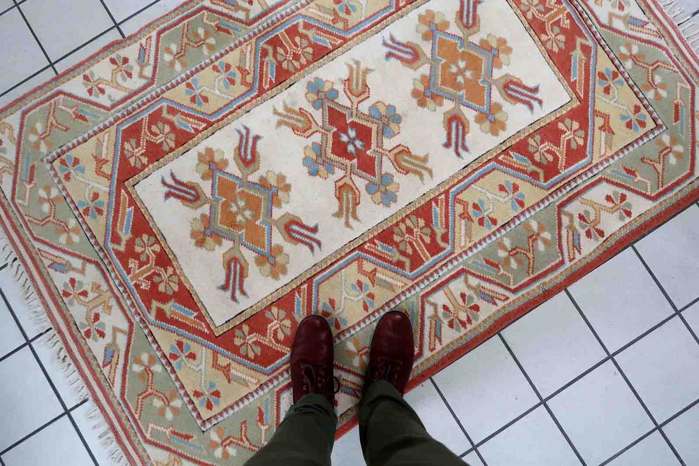 Vintage Turkish Kars Rug, 1960s for sale at Pamono