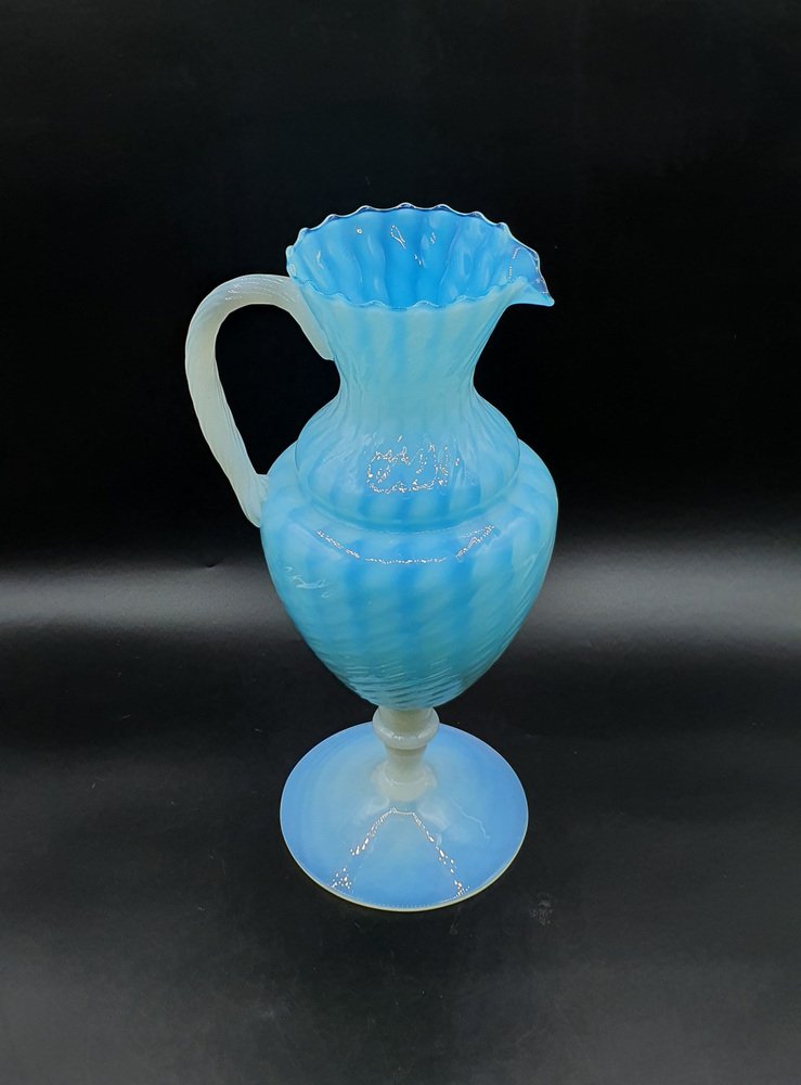 Murano Opaline Glass Jug for sale at Pamono