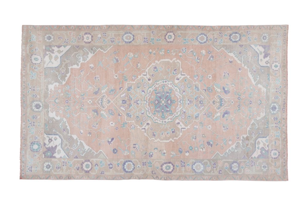Large Turkish Handwoven Oushak Entryway Rug in Faded Wool for sale at ...