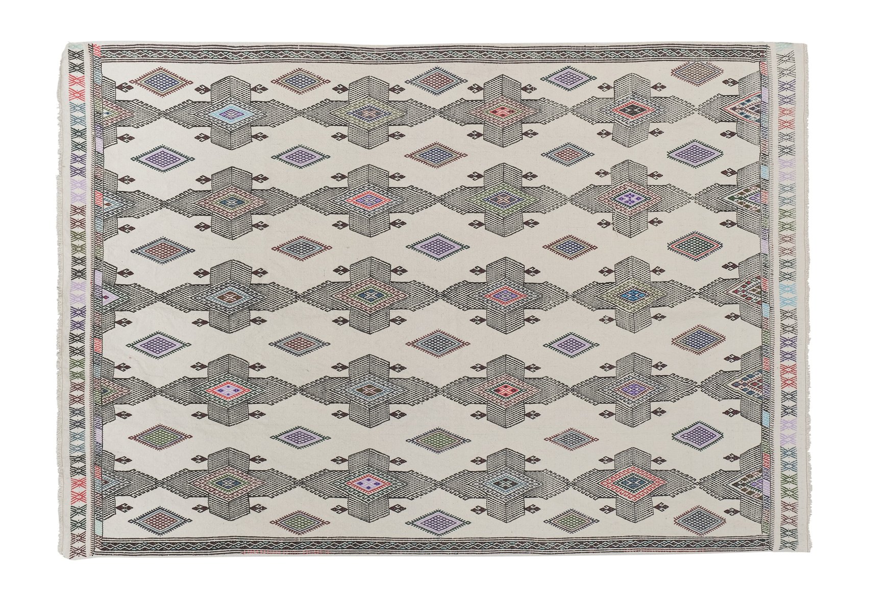 Vintage Turkish Karapinar Cicim Rug for sale at Pamono