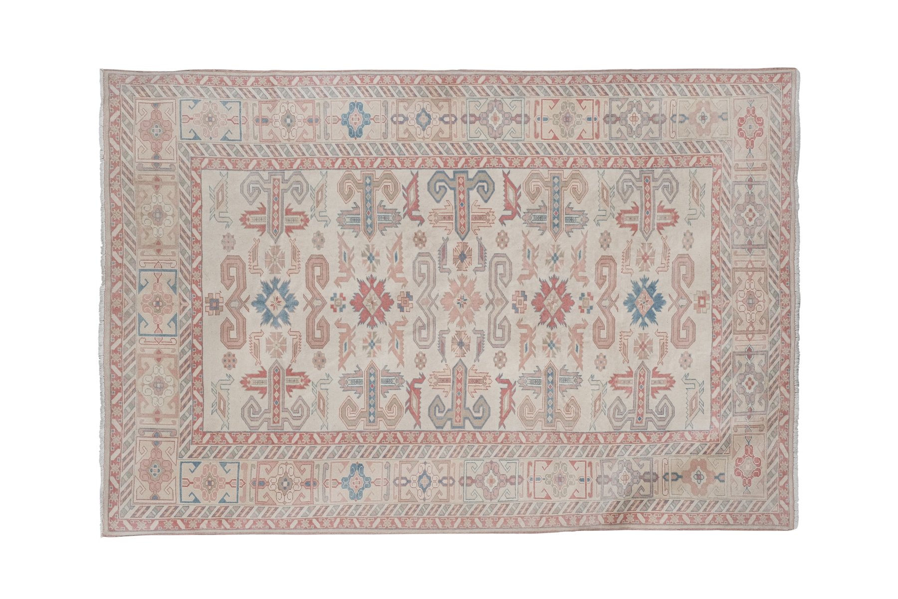 Vintage Turkish Pastel Kars Rug for sale at Pamono