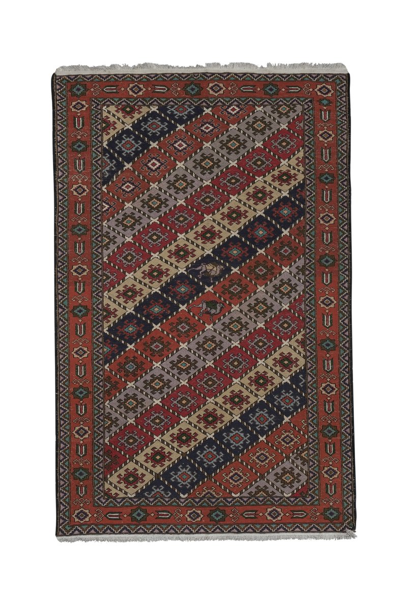 Vintage Handmade Cottage Rug for sale at Pamono