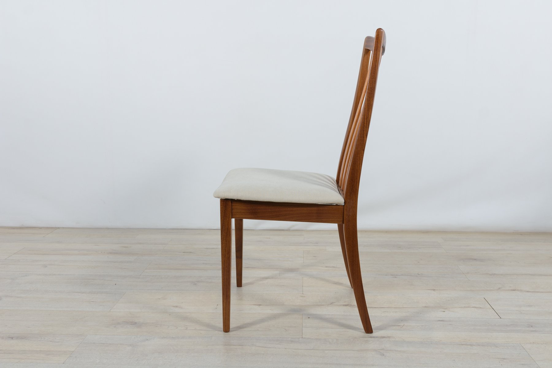 Chaises de Salle à Manger Mid-Century en Teck par Leslie Dandy pour G