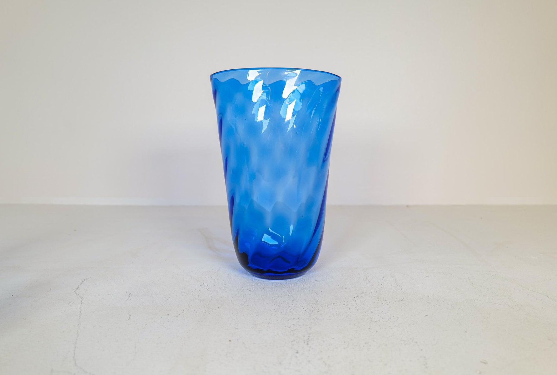 Art Deco Glass Sculptured Handcrafted Vases by Reijmyre, Sweden, 1930s