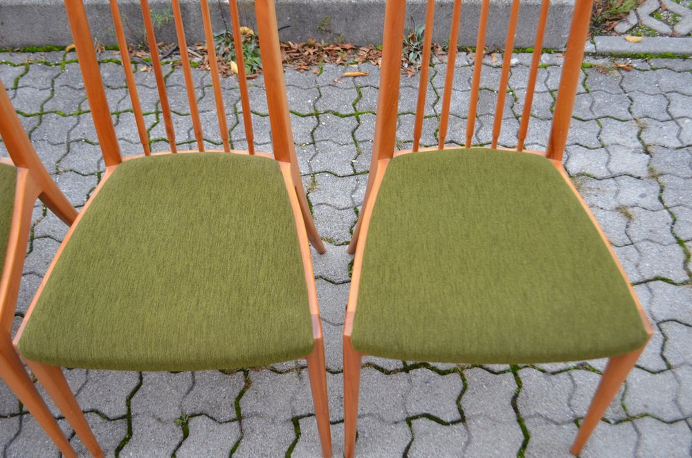 MidCentury German Dining Chairs by Ernst Martin Dettinger for Lucas