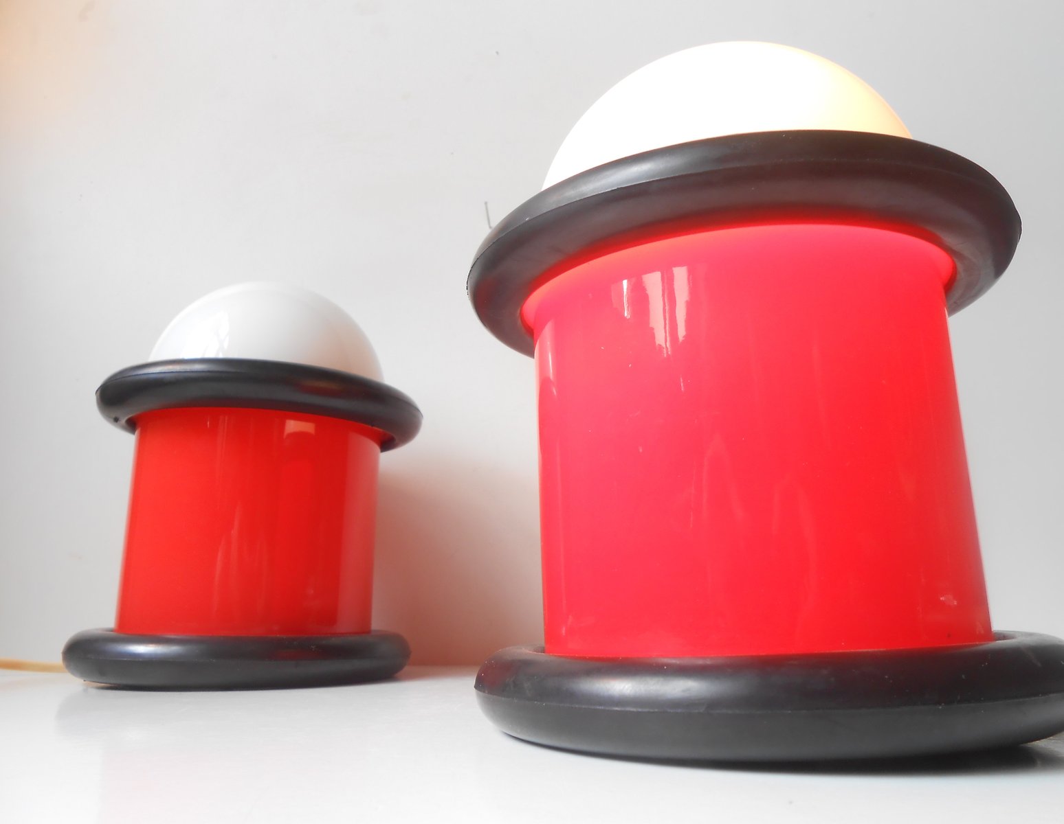 Vintage Epoke 2 Lamps By Michael Bang For Holmegaard 1970s Set Of 2