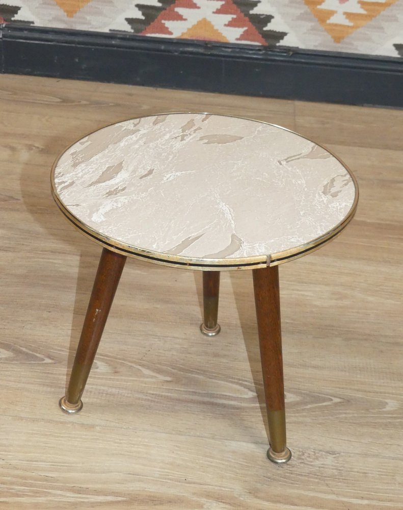 Marble Flower Stool, 1960s for sale at Pamono