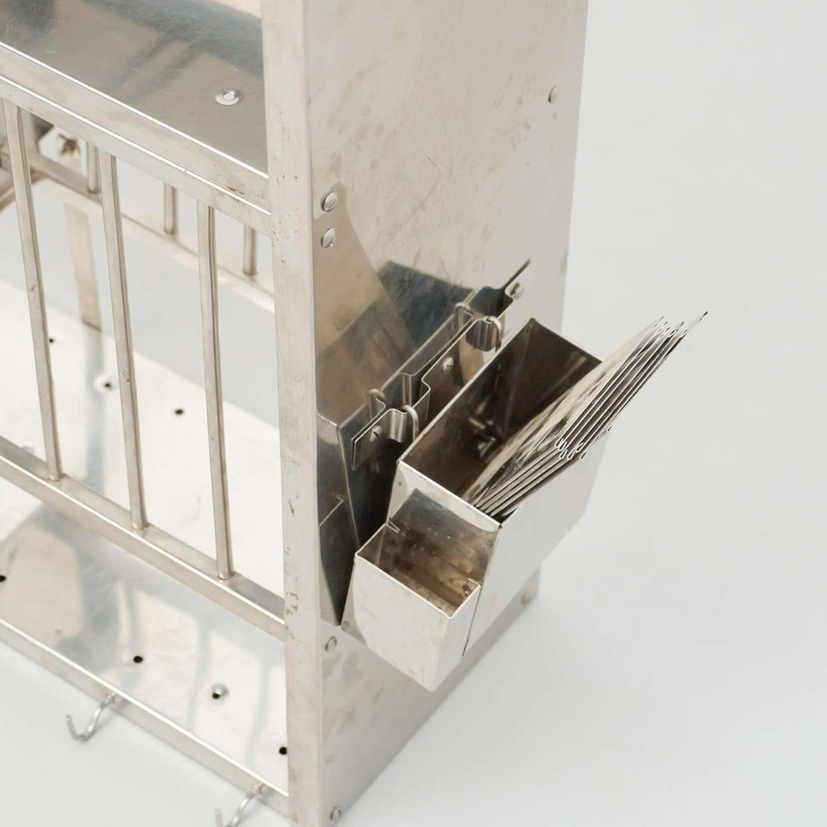 Vintage French Metal Dish Rack 1990s for sale at Pamono