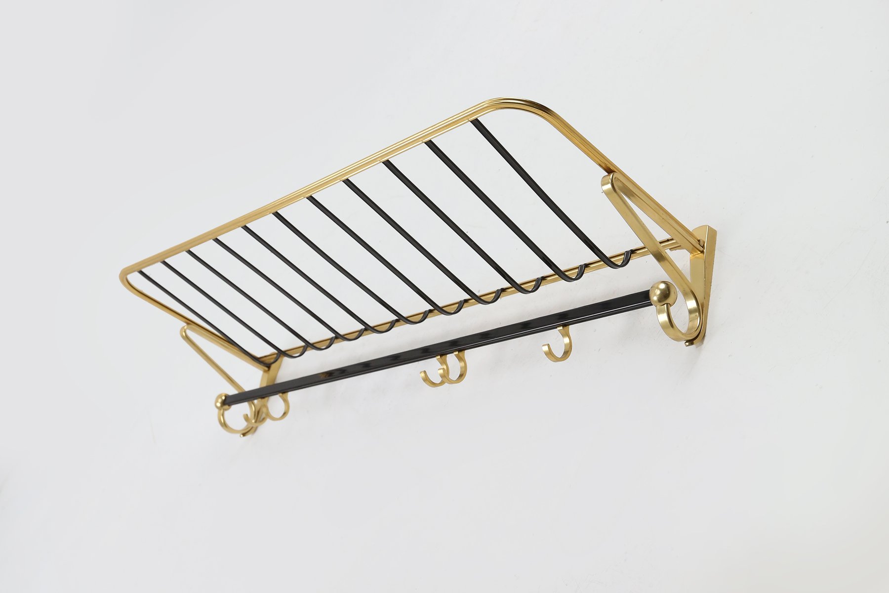 Gold Coat Rack, 1960s for sale at Pamono