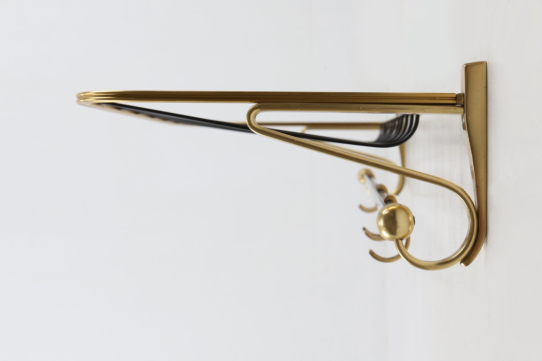 Gold Coat Rack, 1960s for sale at Pamono