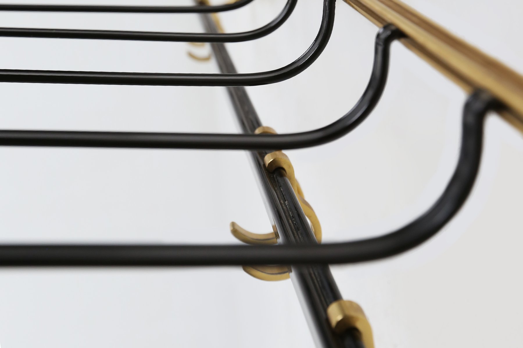 Gold Coat Rack, 1960s for sale at Pamono