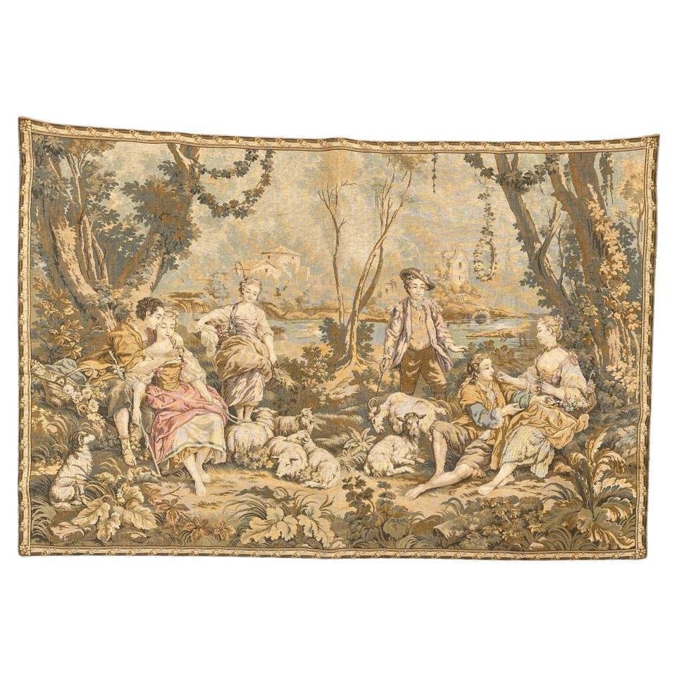 ABAKUHAUS Arazzo Shabby Flora Vintage Con Rose, Tessuto Microfibra 140x230 Cm, Decorazione Da Parete Per Camera Da Letto