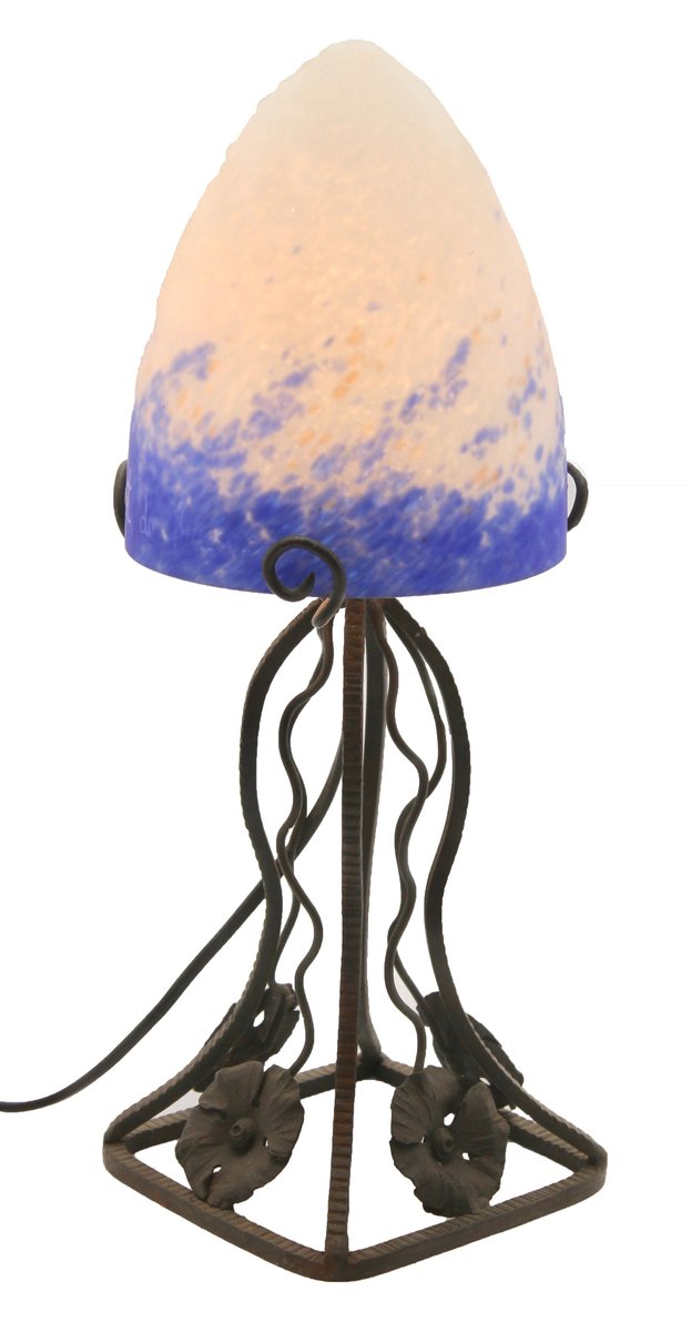 Lampada A Sospensione Con 3 Paralumi In Vetro E Metallo Dorato SAINTE Maxime 232428