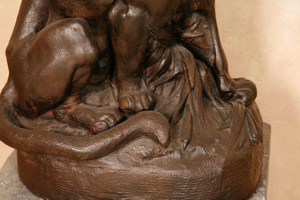 Antoine Durenne (1822-1895), Amor Seated on a Panther, Late 19th ...