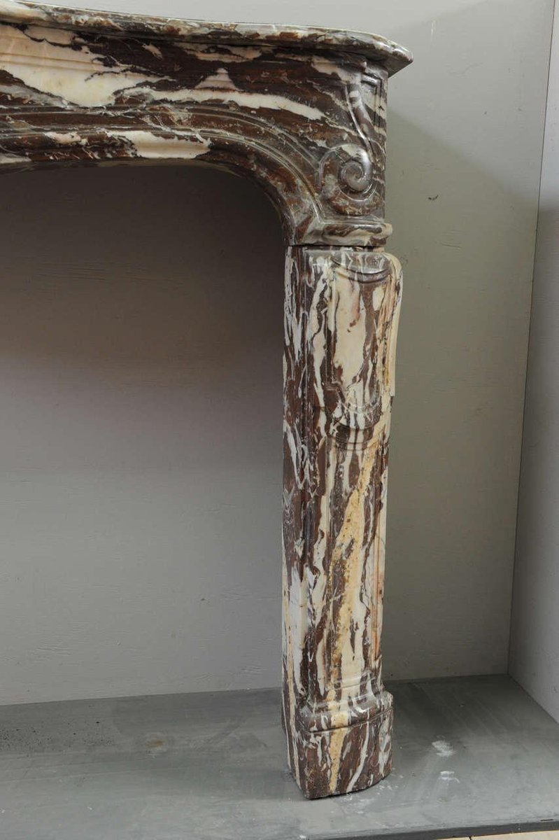 18th Century French Louis XIV Marble Fireplace Mantel for sale at Pamono