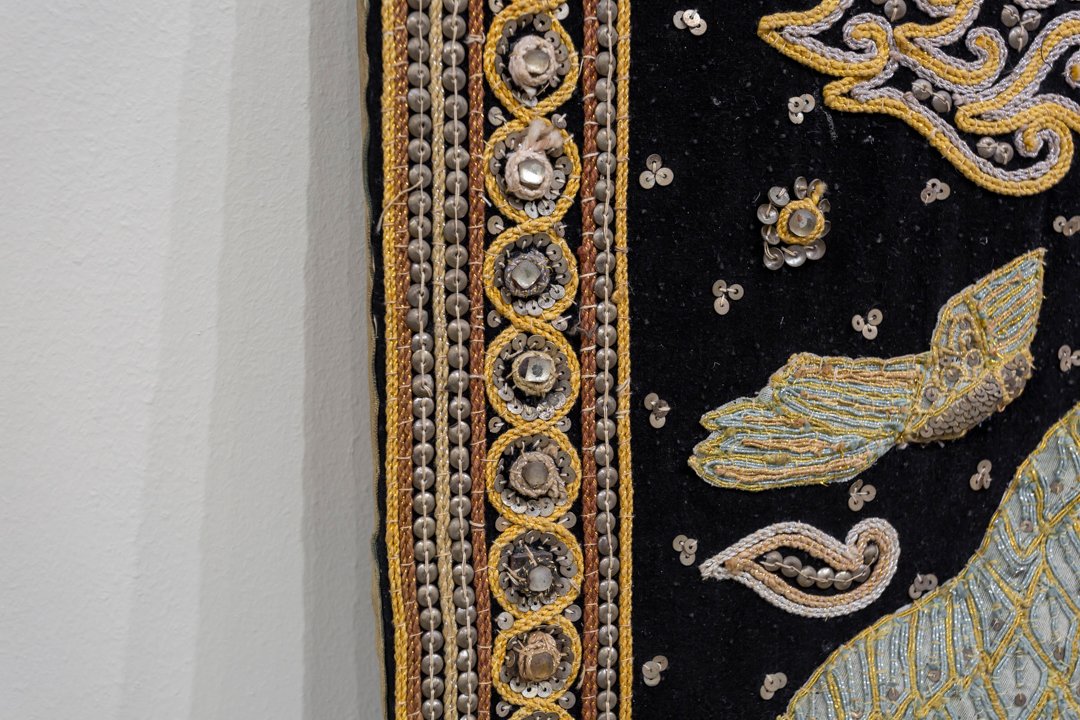 Vintage Indonesian HandEmbroidered Tapestry, 1960s for sale at Pamono