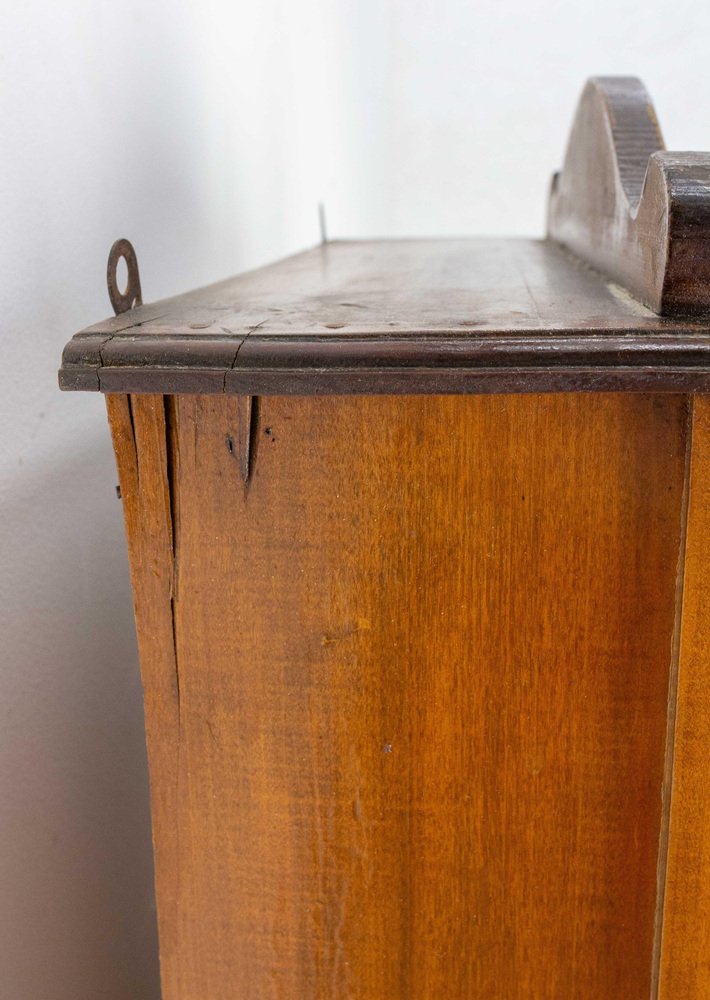 Französischer Art Deco Pappel Schrank mit Spiegel, 1930er bei Pamono kaufen