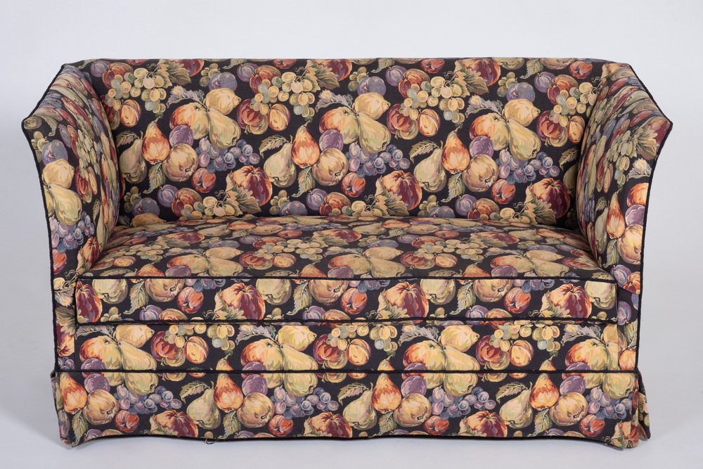 Dänisches MidCentury Knole Sofa mit Obstmuster, 1950er bei Pamono kaufen