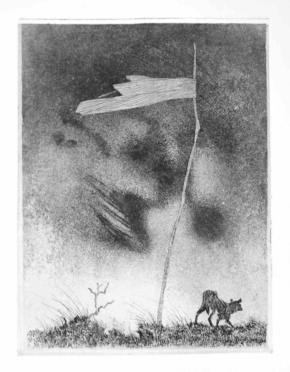 Leo Guida, The Flag, Original Etching, 1970s for sale at Pamono