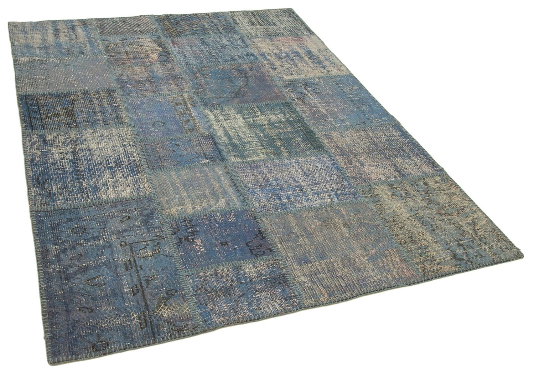 Vintage Patchwork Area Rug for sale at Pamono