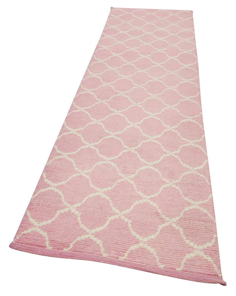 Moroccan Pink Runner Rug, 2000s for sale at Pamono