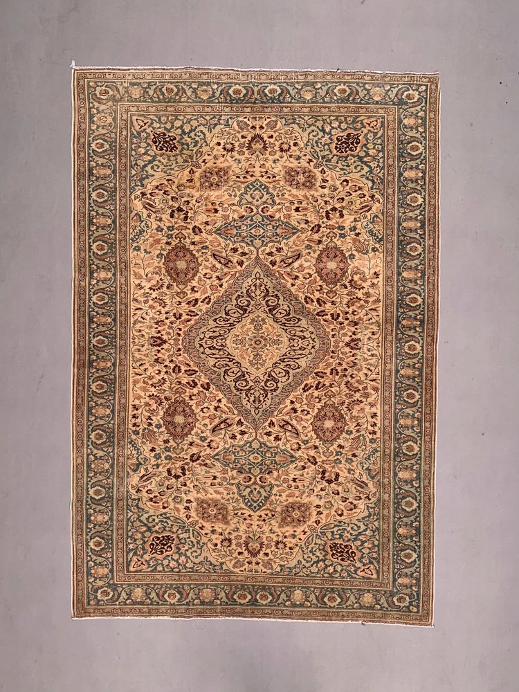 Large Vintage Turkish Wool Tribal Rug for sale at Pamono