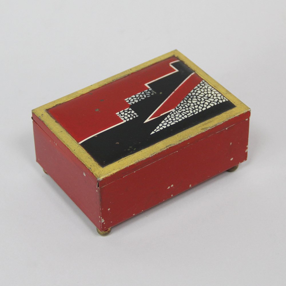 Grande Boîte à Bijoux Art Déco, Vienne, 1920s en vente sur