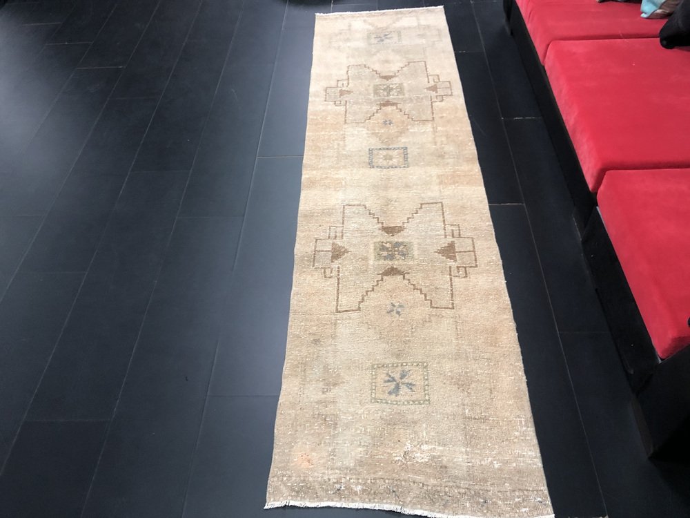 Antique Bohemian Hallway Long Runner for sale at Pamono