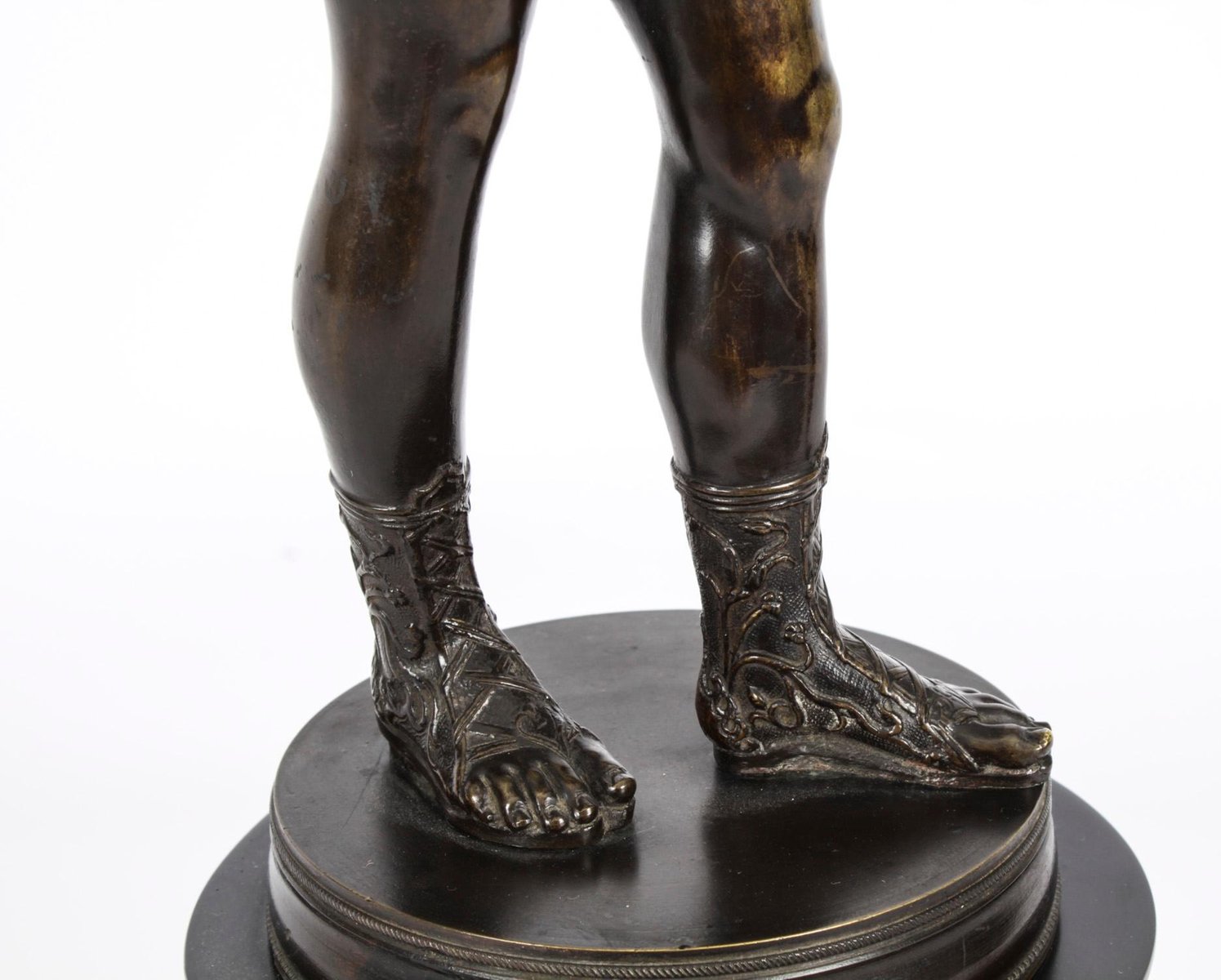 Grand Tour Figure of David, 19th Century, Bronze for sale at Pamono