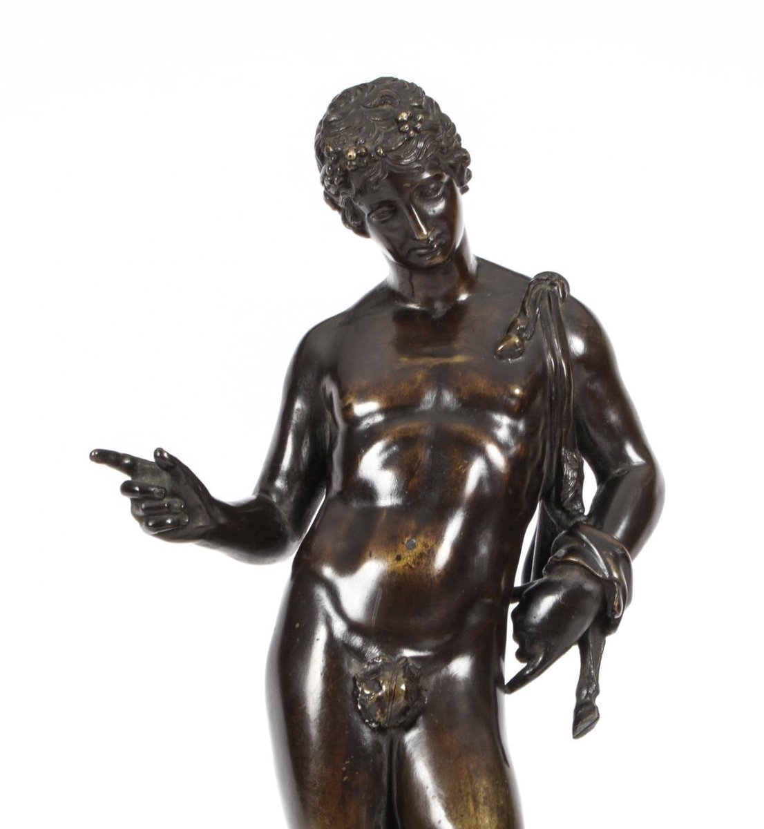 Grand Tour Figure of David, 19th Century, Bronze for sale at Pamono