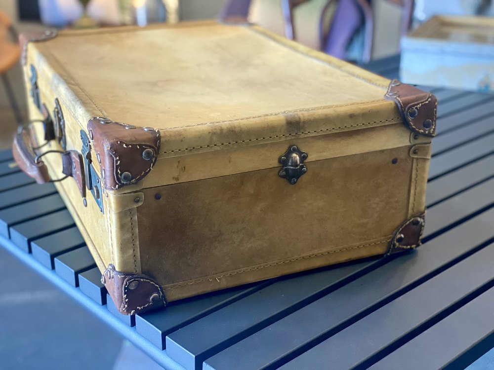 Set De 2 Valises Bagages Vintage 50s Vintage French Luggage