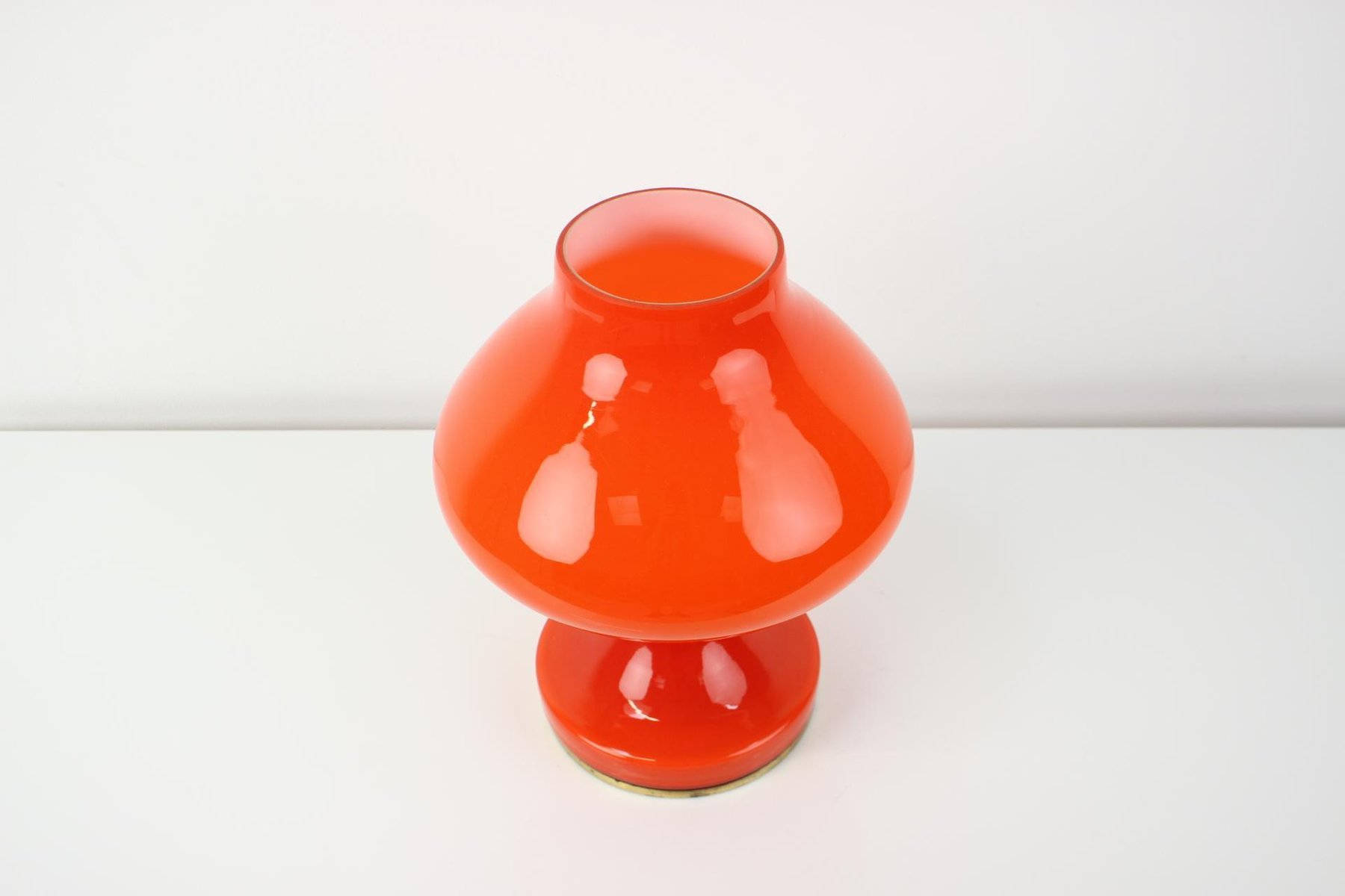 Glass Table Lamp attributed to Stepan Tabery, Czechoslovakia, 1970s for