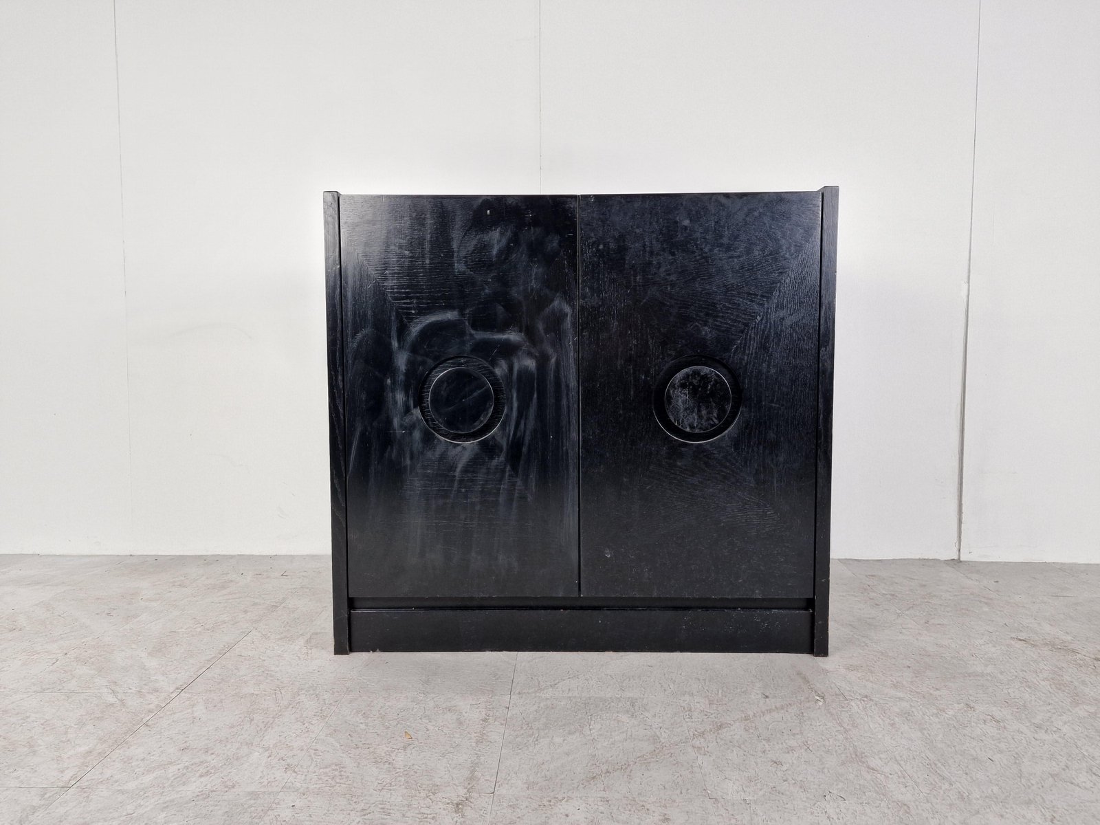 Brutalist Black Side 1970s for sale at Pamono