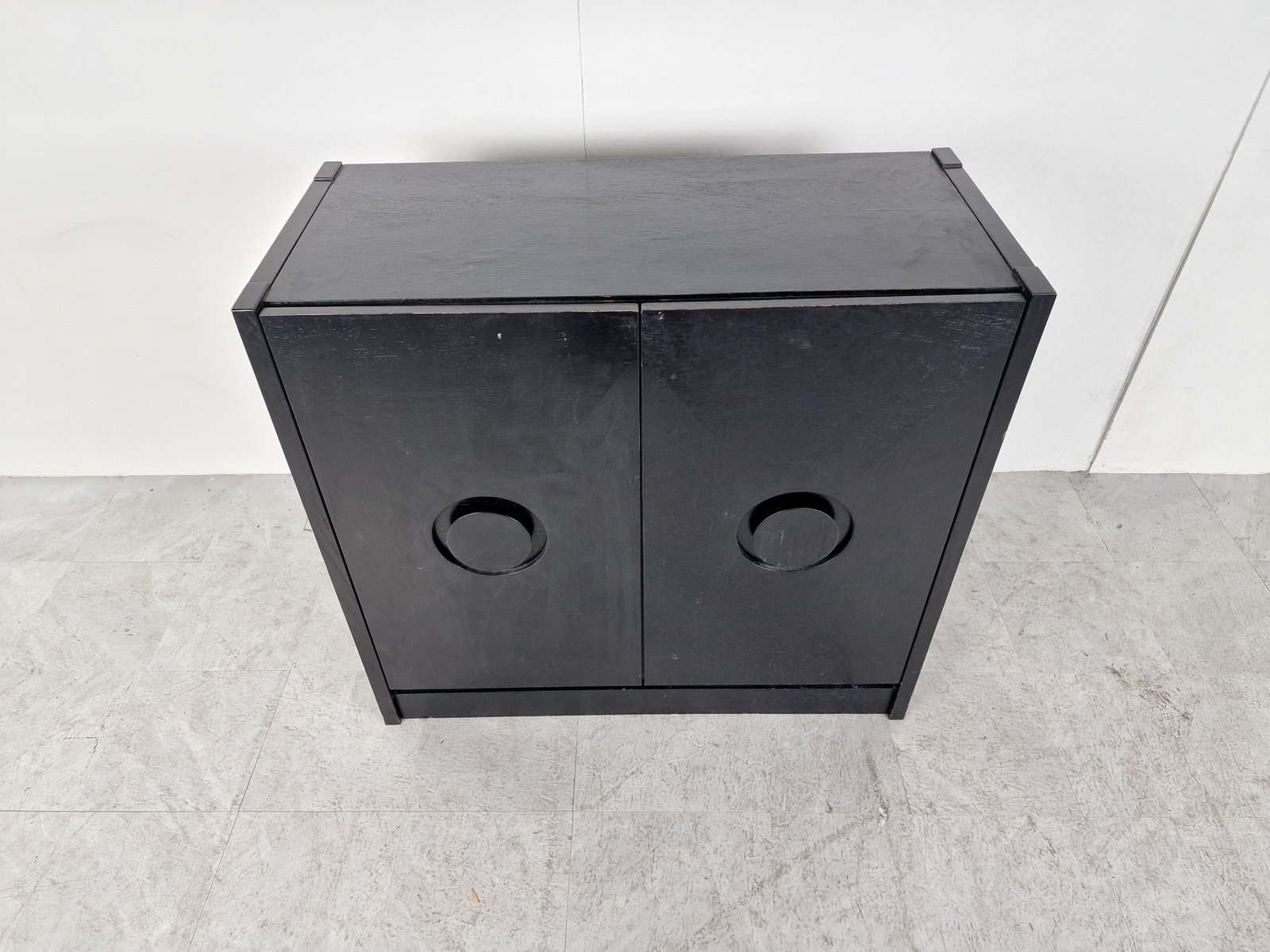 Brutalist Black Side 1970s for sale at Pamono