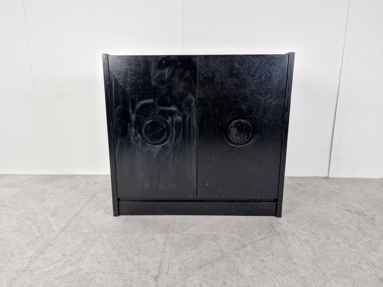 Brutalist Black Side 1970s for sale at Pamono