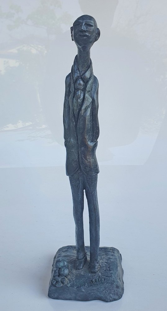 Vito Imburgia, Standing Man Astolfo Skulptur, 2012, Bronze bei Pamono