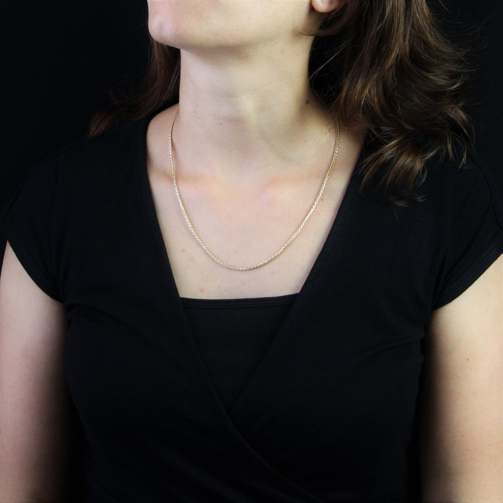 18 Krt Weiß- Und Gelbgold Dimntbnd-Design Mit 0,10 Krt