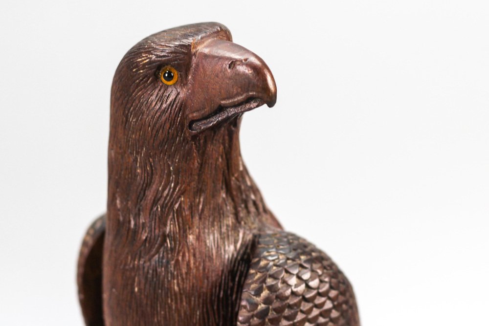 Sculpture en bronze d'un aigle - Statues et meubles art déco